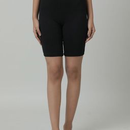 Charm n Cherish Girls Pack Of 3 Mid Rise Skinny Fit Cycling Sports Shorts-image-85