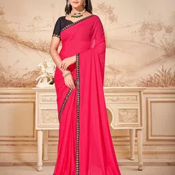 Anouk Rustic Poly Chiffon Saree image 4