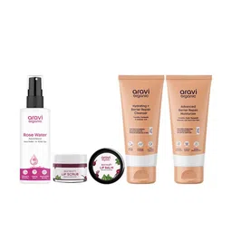 Aravi Organic Set Of 5 Rose Water- 150 ml- Moisturizer- 100 g- Face Wash- 100 ml-picture-18