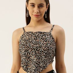 VYMO Animal Print Top-image-73
