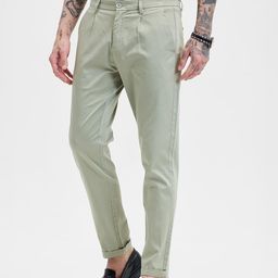 Snitch Men Smart Slim Fit Pleated Trousers-image-46