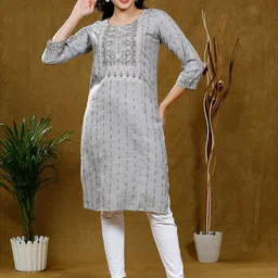 True Shape Women Ethnic Motifs Printed Maternity Kurta-picture-28