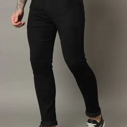 LINARIA Men Classic Slash Knee Stretchable Jeans-image-5