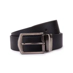 The Roadster Lifestyle Co Men Textured Genuine Italian Leather Reversible Buckle Belt-picture-6