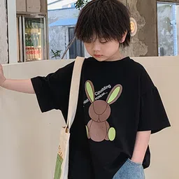 LULU & SKY Boys Printed Organic Cotton Pockets T-shirt-image-101