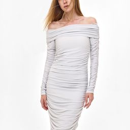 COVER STORY Women Solid Off-Shoulder Bodycon Dress-image-99