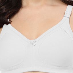 LILY Solid Full Coverage Non Padded Non-Wired Regular Minimizer Bra image 4