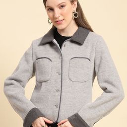 Global Republic Self Designed Single-Breasted Overcoat-image-14