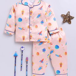 Clt.s Unisex Kids Printed Night suit-image-49