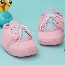 NESKA MODA Kids-Unisex Pink Cotton Booties-picture-26