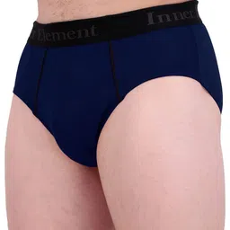 inner element Pack Of 2 Mid Rise Basic Briefs MEN_BRIEF_2PK_NAVY_TEAL_XS image 4