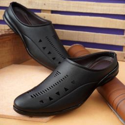 Stylish & Comfortable Formal Shoe For men's in Black Color |Trendy, Daily Wear Casuals For Men-image-12