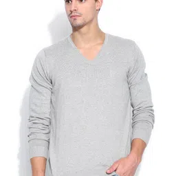 Celio Grey Melange Sweater-image-61