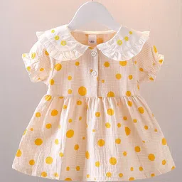 YK Polka Dot Print Peplum Maxi Dress-12