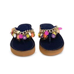 VANSON SHOES Women Embellished T-Strap Flats-image-14