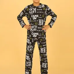 Ninos Dreams Boys Printed Night suit-image-65