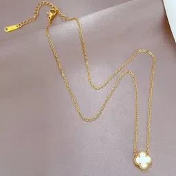 DIVASTRI Gold-Plated Geometric Shaped Pendants With Chains-39