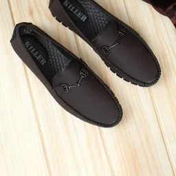 Killer Men Woven Design Loafers-image-83
