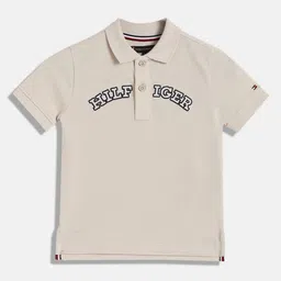 Tommy Hilfiger Boys Typography Applique T-shirt-image-75
