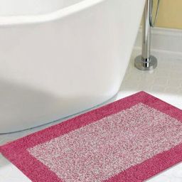 Aura Pink & White Textured Anti-Skid Doormat-13