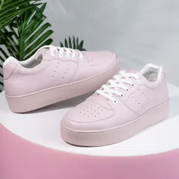 The Roadster Lifestyle Co Women Casual Lace-Up Sneakers-48