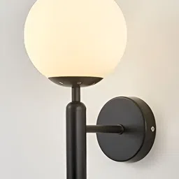 KINIS Black & White Spherical Shaped Metal Wall Lamp-image-85