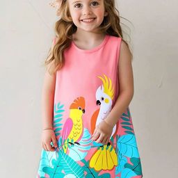 LULU & SKY Girls Printed Pure Cotton Dress-picture-12