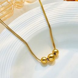 DIVASTRI Gold-Plated Circular Shaped Pendants With Chains image 2