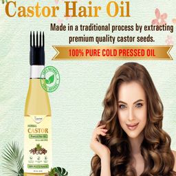 KEYOZA Herbal Castor Premium Hair Oil With Coconut & Jojoba - 100 ml-33