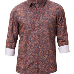 Being Human Men Classic Slim Fit Spread Collar Ethnic Motifs Printed Cotton Casual Shirt-picture-12