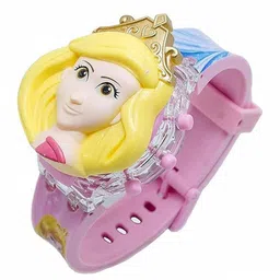 SWADESI STUFF Unisex Kids Printed Dial & Straps Digital Multi Function Automatic Watch 3D CINDRELLA image 3