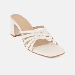 DressBerry PU Party Block Sandals-12