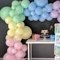 Special You 54-Pcs White & Blue Baby Box Theme DecorationKit-picture-13