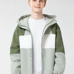 StyleCast x Revolte Men Colourblocked Tailored Jacket-image-14