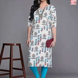 Anouk Rustic Selection Of 2 Ethnic Motifs Printed Round Neck Straight Kurtas-51