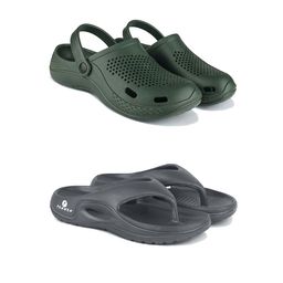 PENNEN Set Of 2 Stylish Thong Flip-Flops & Clogs-picture-17