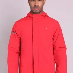 HOUSE OF VEDAS Men Dry Fit Windcheater and Water Resistant Outdoor Sporty Jacket-image-14