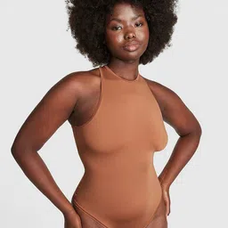 Victoria's Secret Women Stretch Round Neck Bodysuit-image-3