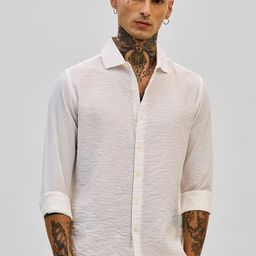 Snitch Men Smart Slim Fit Opaque Casual Shirt-picture-25