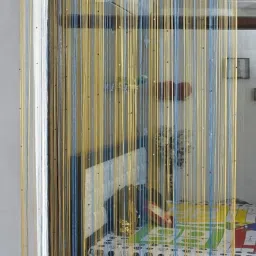 213 cm (7 ft) PVC Room Darkening Door Curtain Single Curtain-image-3