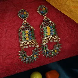 Anouk Contemporary Jhumkas Earrings-32