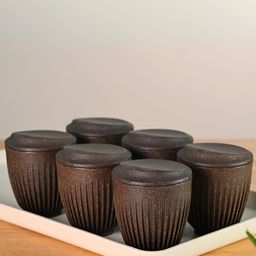 eha 6-Pcs Brown Cups and Mugs-30