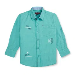 Gini and Jony Boys Standard Opaque Printed Casual Shirt-image-97