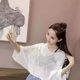 KPOP Women Cotton V-Neck Long Sleeves Top-image-87