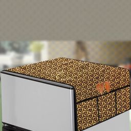 The Furnishing Tree Yellow Printed Refrigerator Cover-image-42