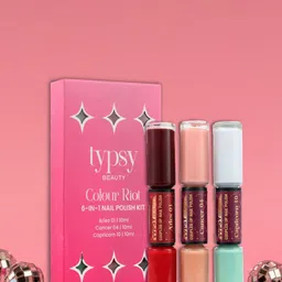 Typsy Beauty Colour Riot 6-IN-1 Nail Polish Kit 10ml Each - 01, 04 & 10-image-79