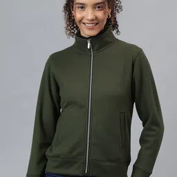 Richlook Women Turtle Neck Cotton Sweatshirt-image-38