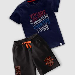 CODEZ Boys T-shirt with Shorts-12