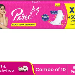 Soft & Rash Free XL Sanitary Pads, With 3 Seconds Absorption for Heavy Flow Sanitary Pad-image-44