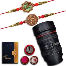 DeoDap Roli Chawal Camera & Greeting Card Rakhi Gift Set-image-36